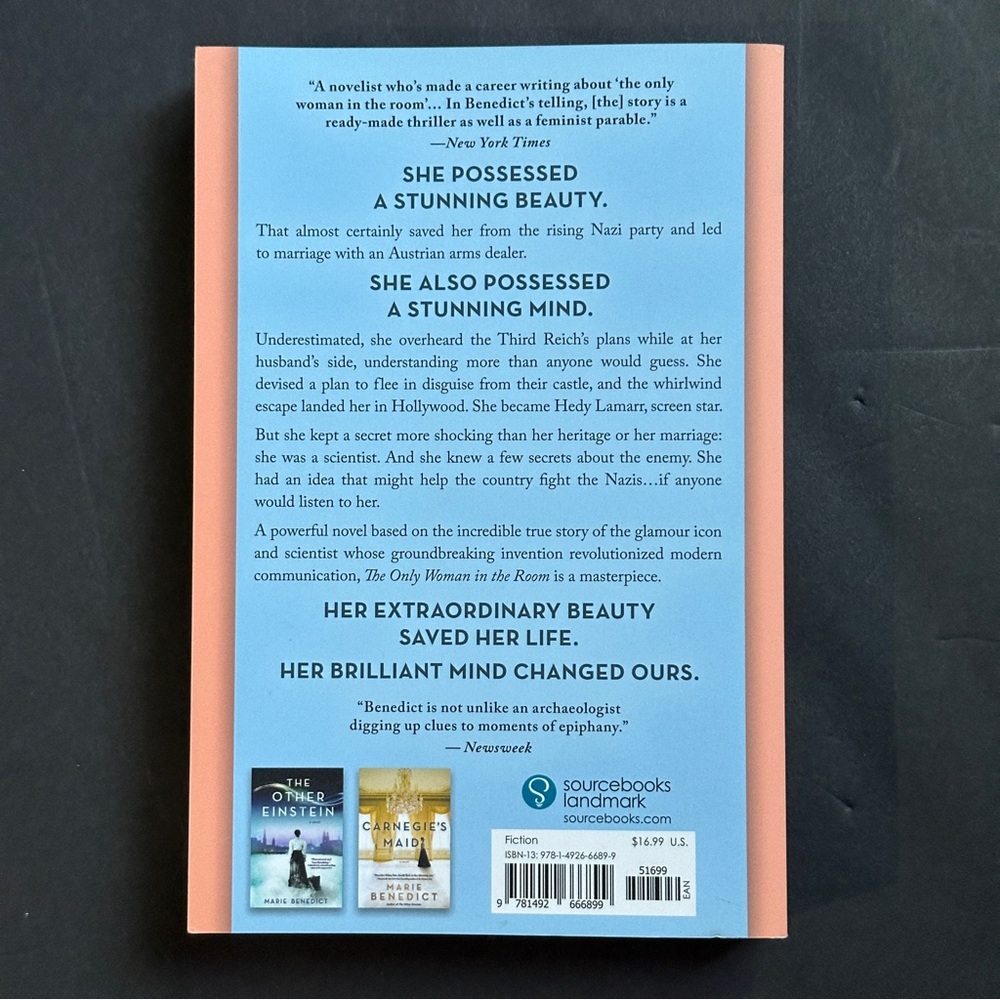 The Only Woman in the Room by Marie Benedict | Fiction | Paperback Book - Picture 2 of 8